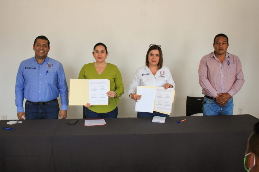 DIF municipal firma convenio de colaboración con Seduma