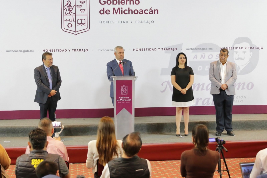 Empresas michoacanas serán prioridad en construcción de oficinas nacionales del IMSS: Bedolla