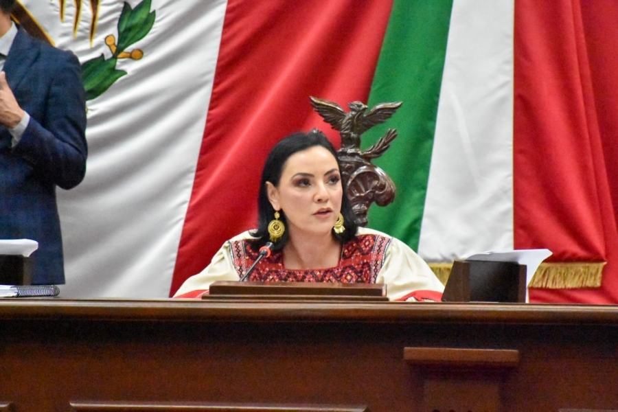 Adriana Hernández rinde cuentas a las y los michoacanos, al concluir el Primer Año de la 75 Legislatura