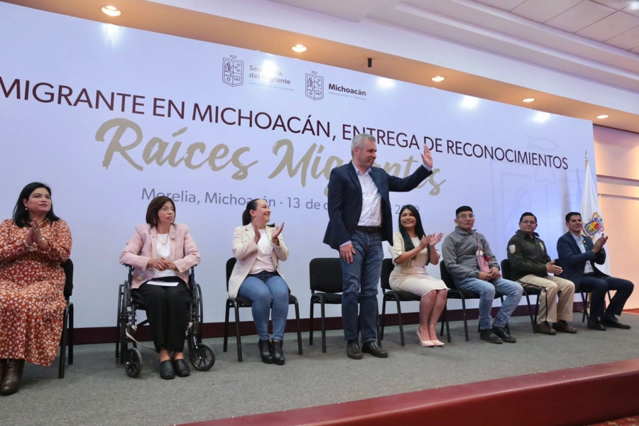 Reconoce Bedolla contribución de migrantes a Michoacán