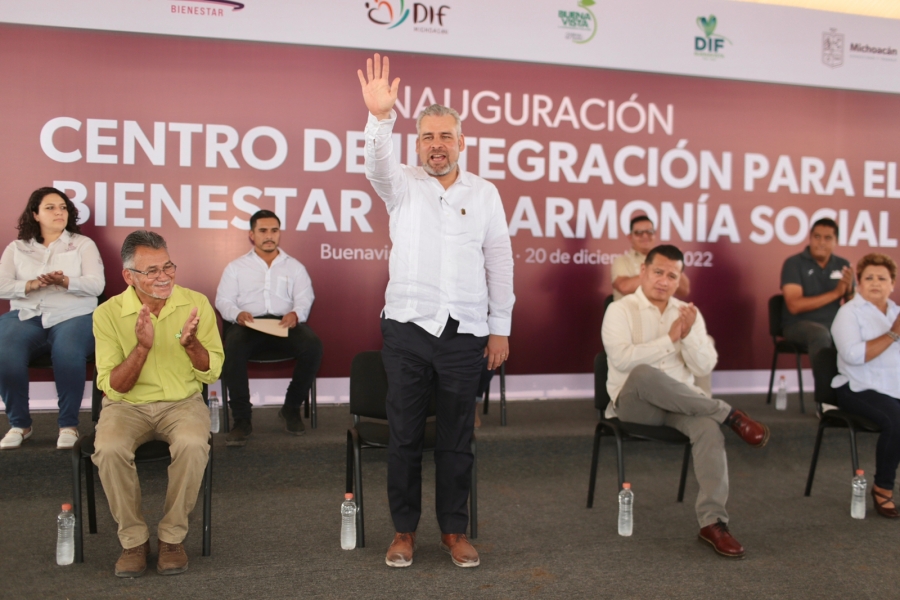 Bedolla inaugura Ceibas en La Ruana, suman 9 en operación