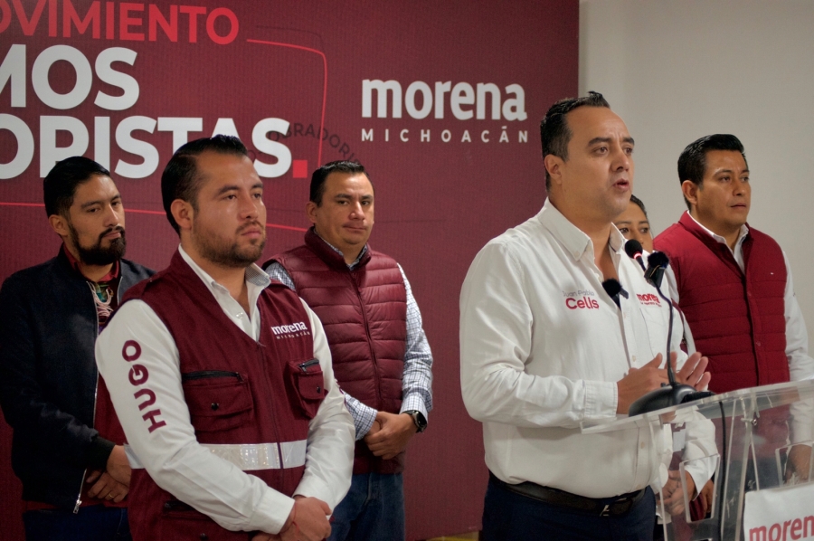 Michoacán es de los estados consentidos de AMLO, se ve y se siente el apoyo: Morena  