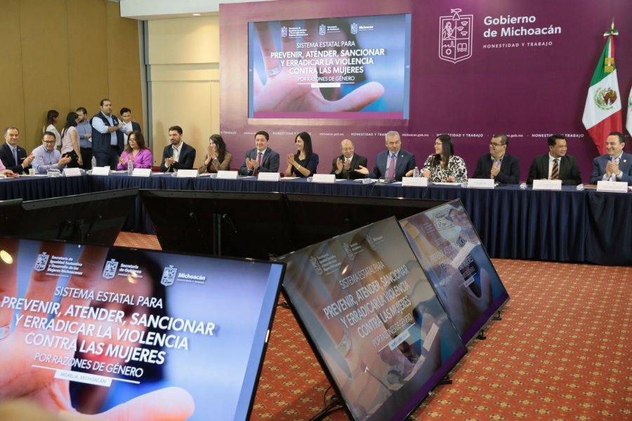 Con 15.3 mdp del Fortapaz, se atienden medidas de declaratoria de alerta de género: Bedolla