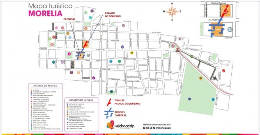 Para adelante, rescate y habilitación de túneles en el centro de Morelia: Bedolla