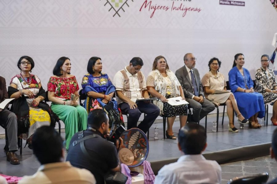 Con reconocimiento a mujeres, inauguran IEM y Congreso  de Michoacán Tercer Encuentro de Mujeres Indígenas