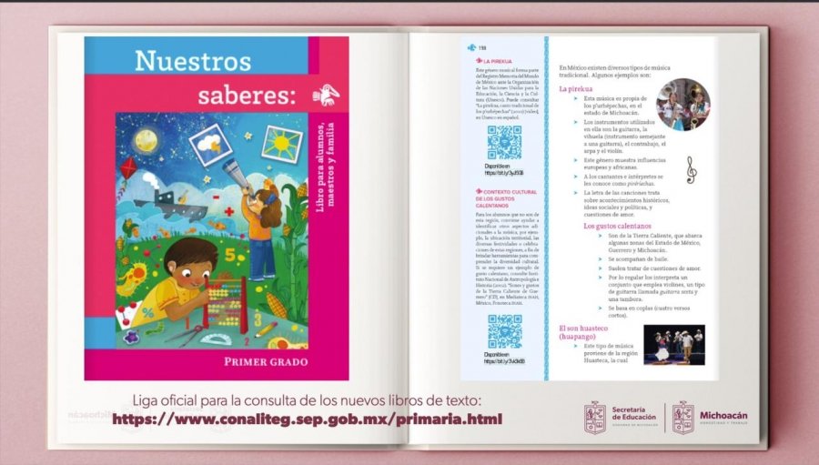 La pirekua de Michoacán, presente en los libros de texto