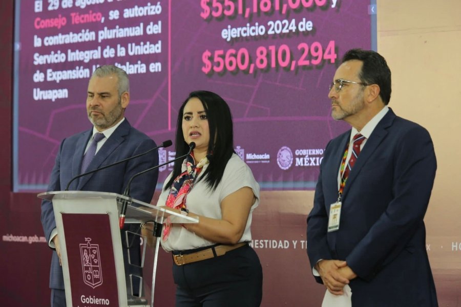 Nuevo Hospital Regional del IMSS en Uruapan triplicará capacidad de atención: Bedolla