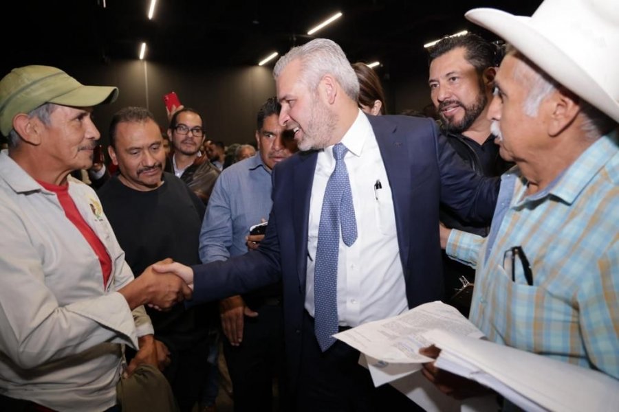 Con obra hídrica aumentará capacidad de agua para Morelia: Bedolla