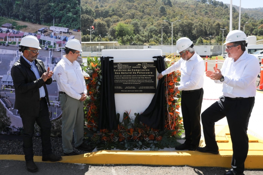 Nueva estación de Cenagas en Pátzcuaro garantiza más inversiones de la industria en Michoacán: Bedolla