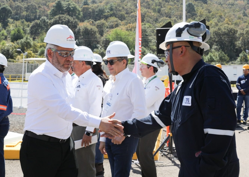 Reconoce ArcelorMittal respaldo de Bedolla en ampliación de estación de Cenagas