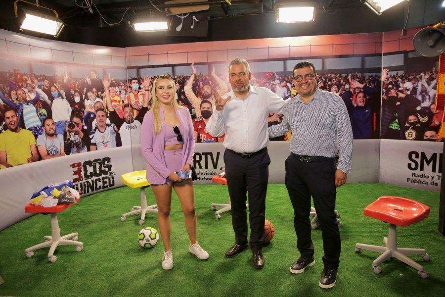 Presentan al Gobernador, nueva imagen y programación del SMRTV