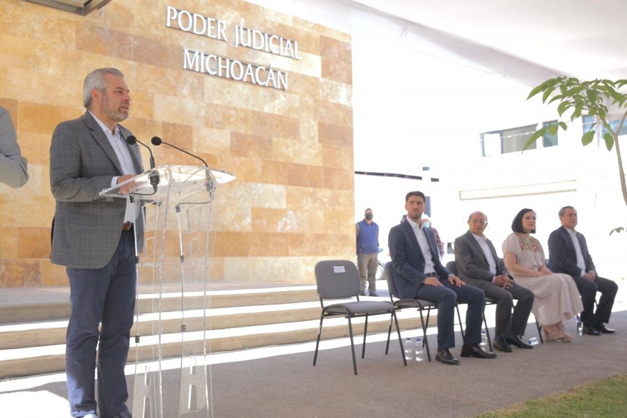 Inaugura Bedolla Ciudad Judicial en Sahuayo
